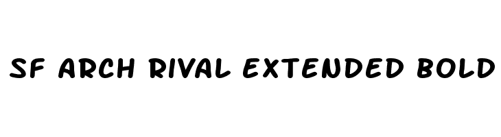 SF Arch Rival Extended Bold Font