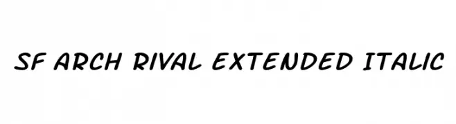 SF Arch Rival Extended Italic  les polices de caractères gratuit tlcharger