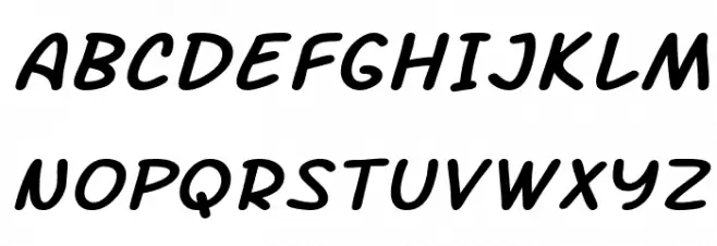 SF Arch Rival Extended Italic Schriftart Groß