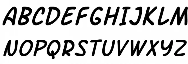 SF Arch Rival Italic خط أحرف كبيرة