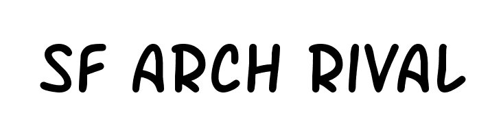 SF Arch Rival Font