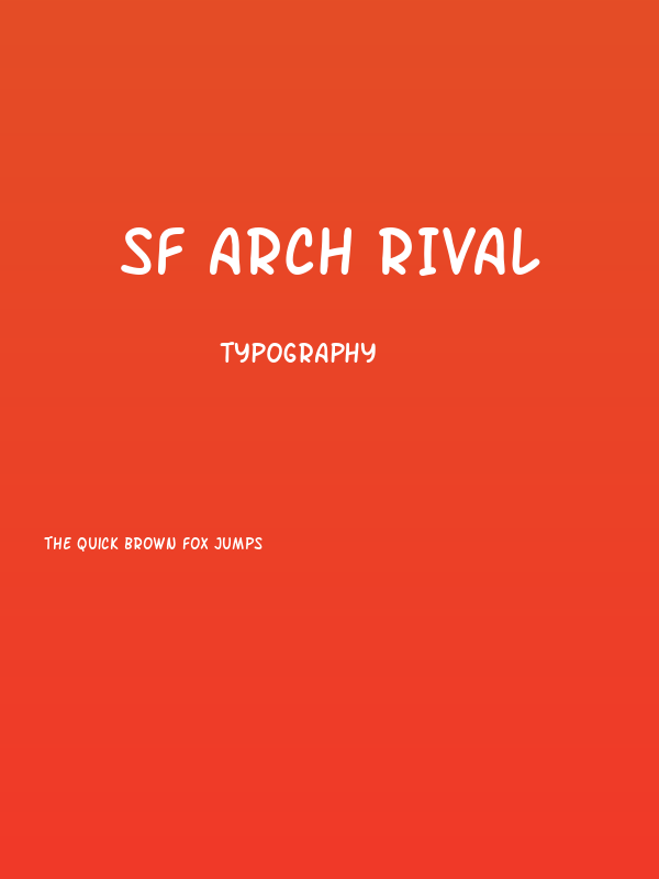 SF Arch Rival Poster
