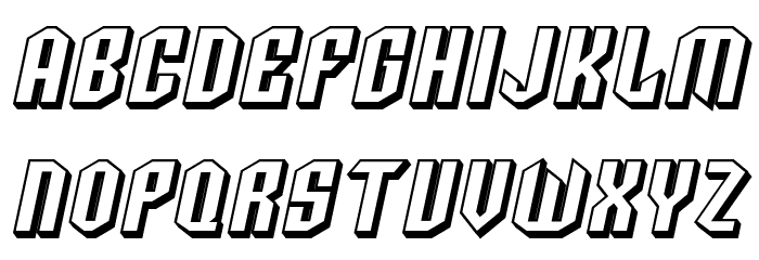 SF Archery Black SC Shaded Oblique Font LOWERCASE