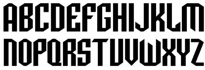 SF Archery Black SC Schriftart Groß