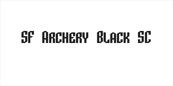 SF Archery Black SC Logo