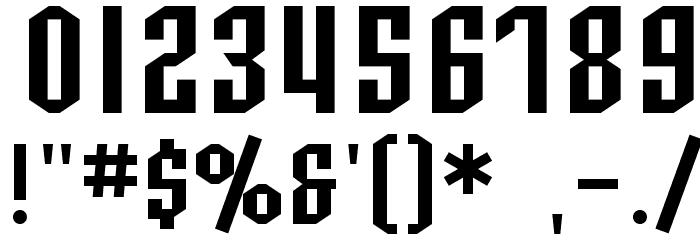 SF Archery Black Font Alte caractere