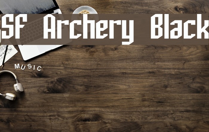 SF Archery Black Font examples