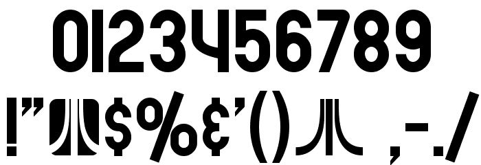 SF Atarian System Bold Font OTHER CHARS