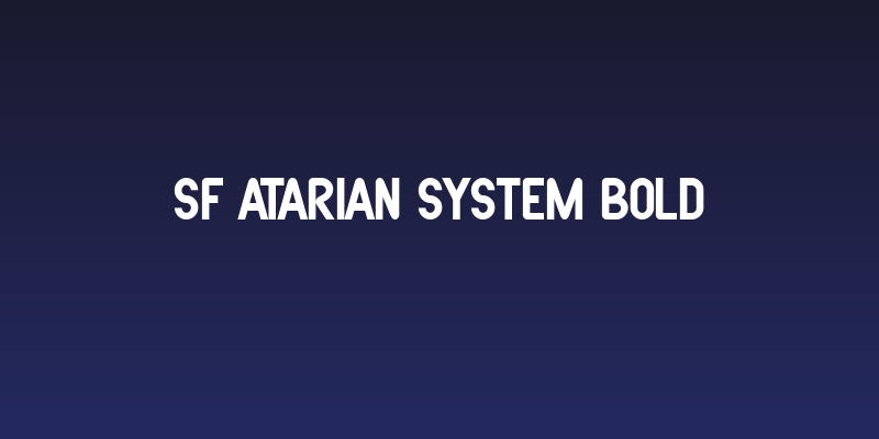 SF Atarian System Bold Social Header