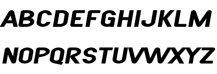 SF Atarian System Extended Bold Italic Font LOWERCASE