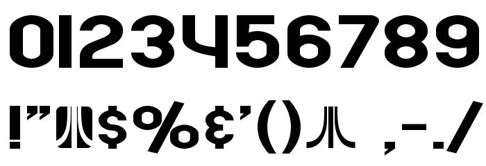 SF Atarian System Extended Bold Font OTHER CHARS