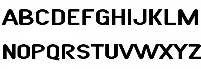 SF Atarian System Extended フォント 大文字