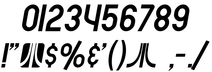 SF Atarian System Italic Polices AUTRES CHARS