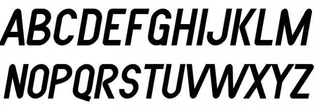 SF Atarian System Italic Шрифта ВЕРХНИЙ