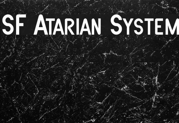 SF Atarian System Font examples