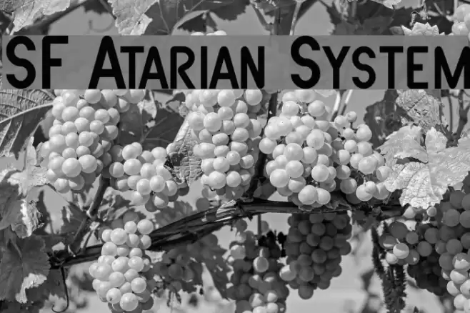 SF Atarian System フォント examples