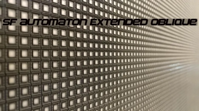 SF Automaton Extended Oblique Example 3