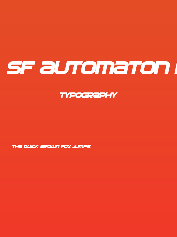 SF Automaton Extended Oblique Poster