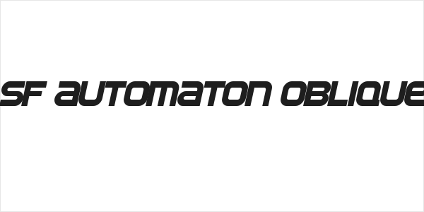 SF Automaton Oblique Logo