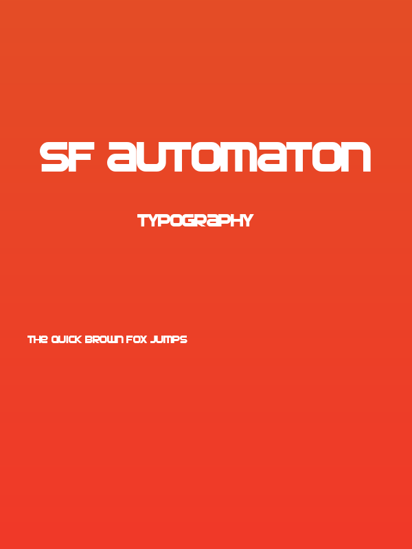 SF Automaton Poster