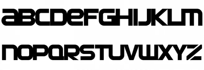 SF Automaton 字体 小写