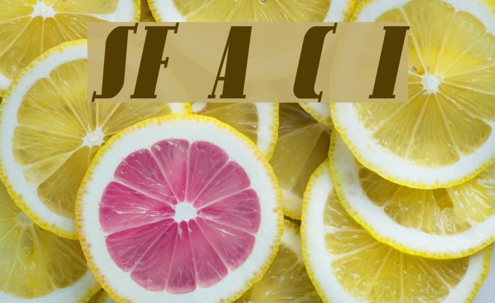 SF Avondale Cond Italic Example 1