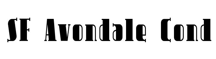 SF Avondale Cond Font