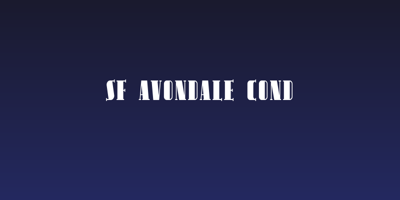 SF Avondale Cond Social Header