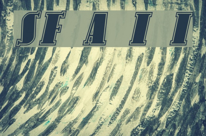SF Avondale Inline Italic Font examples