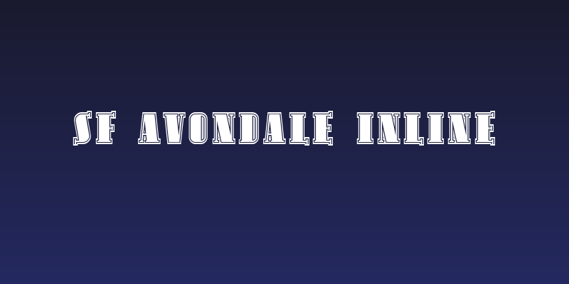 SF Avondale Inline Social Header