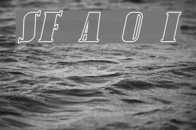 SF Avondale Outline Italic Font examples