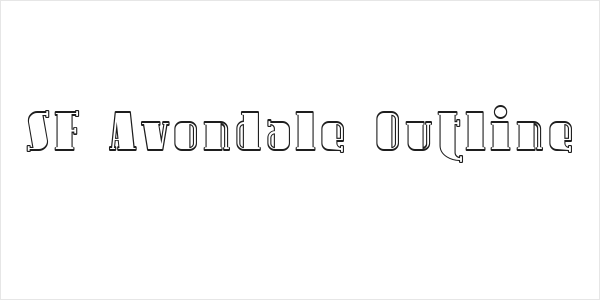 SF Avondale Outline Logo