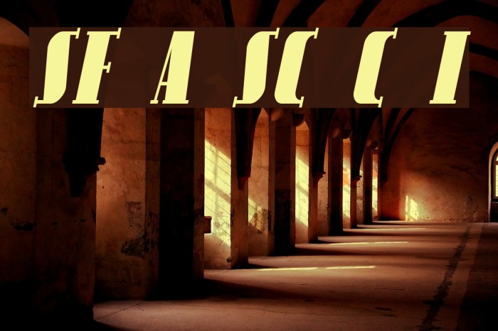 SF Avondale SC Cond Italic Example 2