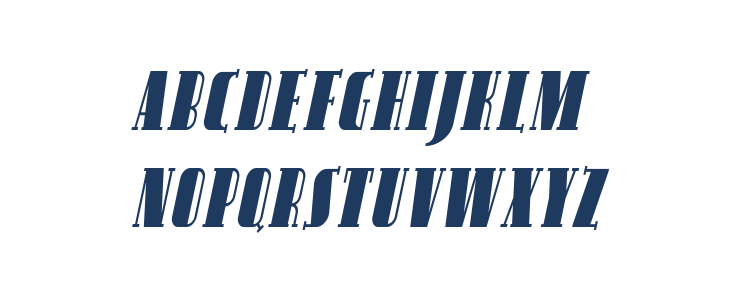 SF Avondale SC Cond Italic Lowercase