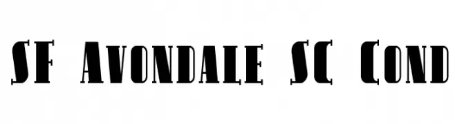 SF Avondale SC Cond  Fuentes Gratis Descargar