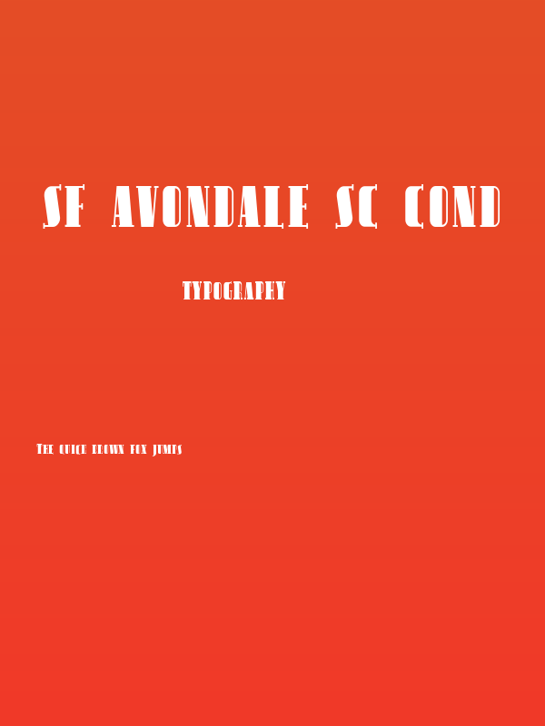 SF Avondale SC Cond Poster