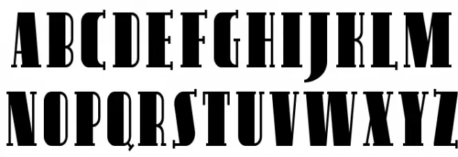 SF Avondale SC Cond Font LOWERCASE