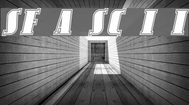 SF Avondale SC Inline Italic Font examples