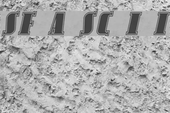 SF Avondale SC Inline Italic Font examples