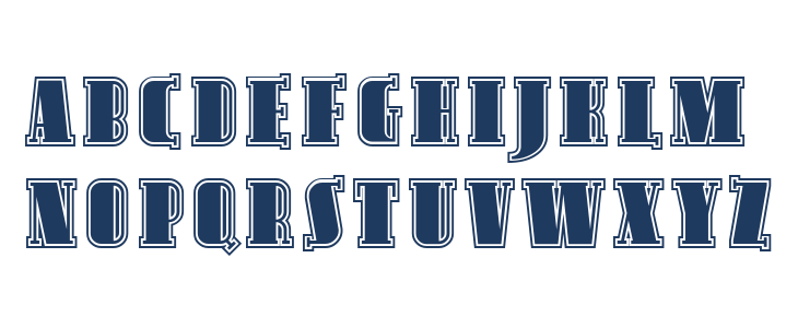 SF Avondale SC Inline Lowercase