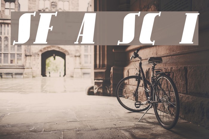 SF Avondale SC Italic Font examples
