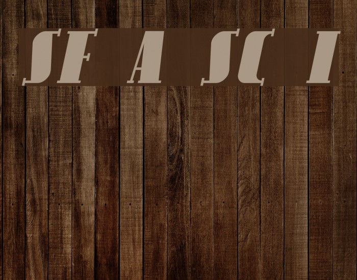 SF Avondale SC Italic Font examples