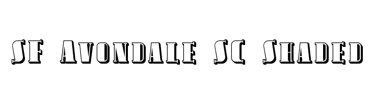 SF Avondale SC Shaded  Fuentes Gratis Descargar