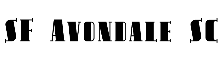 SF Avondale SC Font