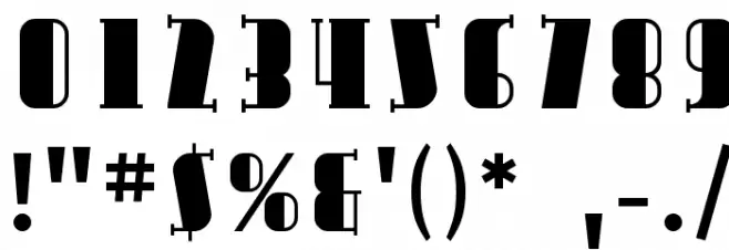 SF Avondale SC Font OTHER CHARS