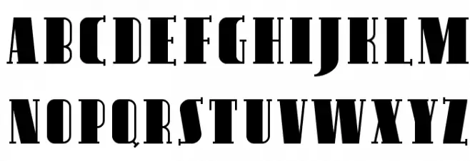 SF Avondale SC Schriftart Groß