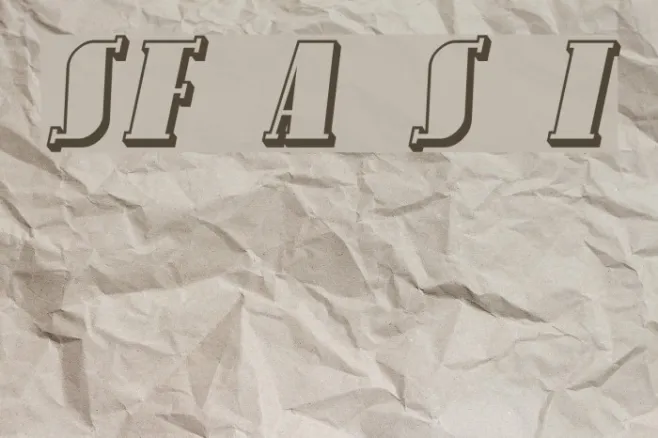 SF Avondale Shaded Italic Example 1