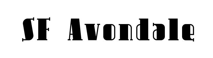 SF Avondale  免费字体下载