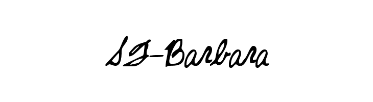 SF-Barbara  免费字体下载