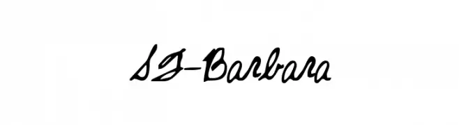 SF-Barbara  Frei Schriftart Herunterladen